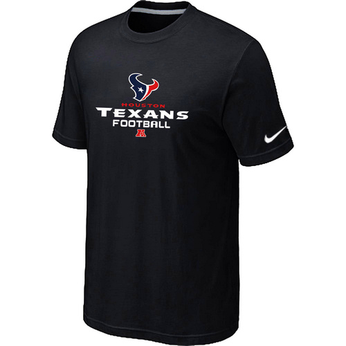 Nike Houston Texans Critical Victory NFL T-Shirt - Black